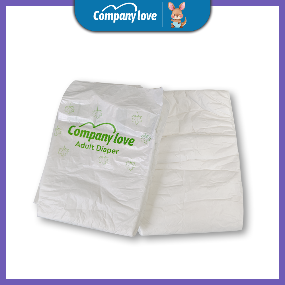 Company love Ultra-high Quality Adult Tape Diapers 9 Pieces × 7 Packs, M–XL