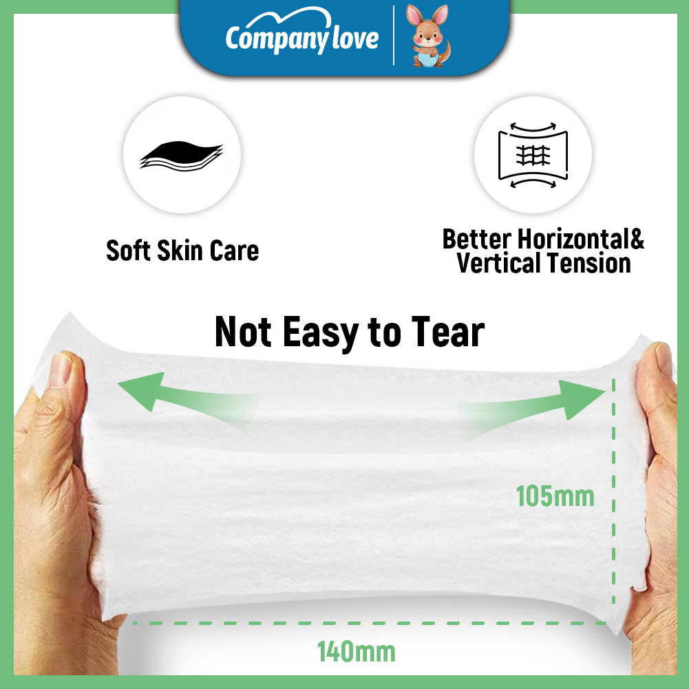 [Free shipping]Company Love 80pieces/12packs Non-Alcohol Unscented Free Gentle Disposable Travel Size Wet Wipes