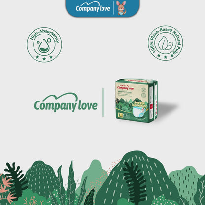 [ISLAND Free shipping] Company Love Adult Pull-Up Diapers, 9 Pieces × 7 Packs, S–2XL
