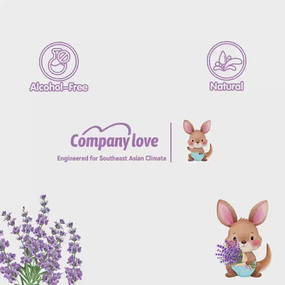 [MINDANAO Free shipping] Company Love Lavender Baby Wipes, 100 Sheets × 8 Packs